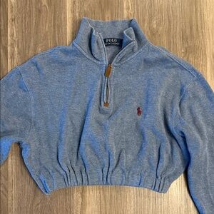 Polo by Ralph Lauren Blue Half-Zip Sweatshirt